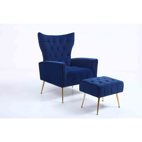 Accent-chair-ottoman | Wayfair
